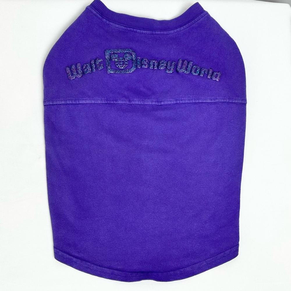 Disney Tails, WDW Spirit Jersey for Dog/Pup, Purple/Sparkle, Size Medium - Picture 6 of 9